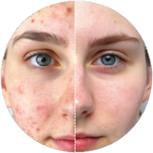 Acne before