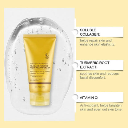 MEDICUDE-Kojic Acid Turmeric Night Wrapping Mask