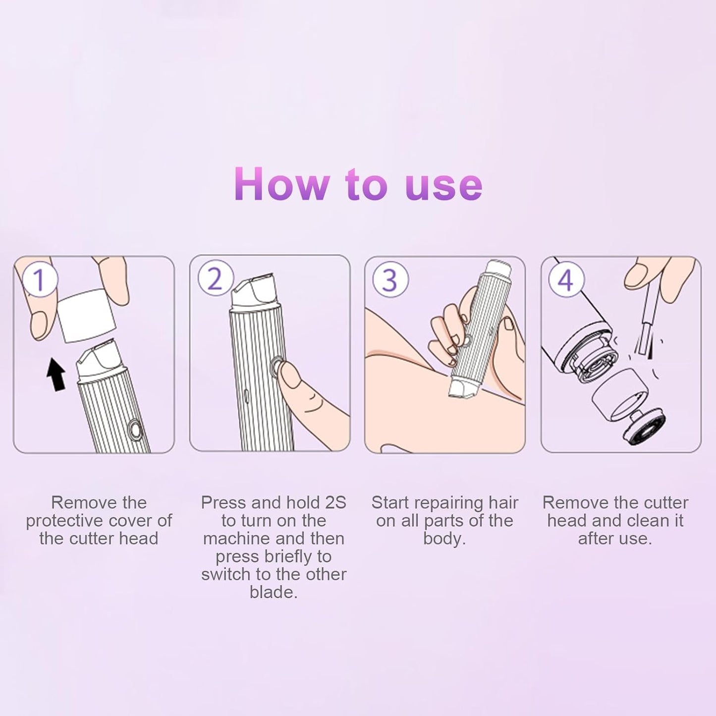 Double Headed Electric Shaver